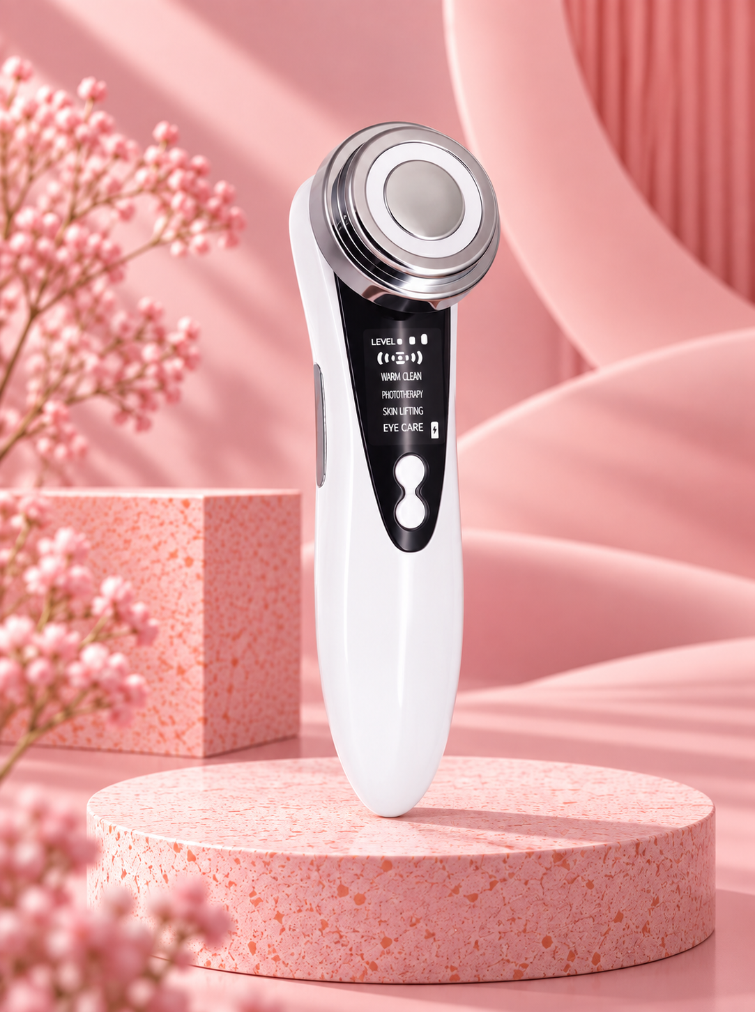 Ioniq Skin 4 en 1 - Masajeador facial Ledterapia